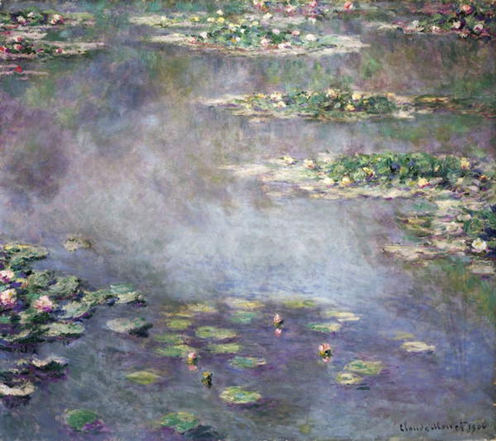 Detail of Nymphéas, 1906 by Claude Monet
