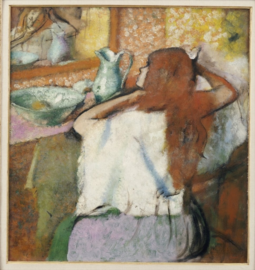 Detail of Woman at her Toilet by Edgar Degas