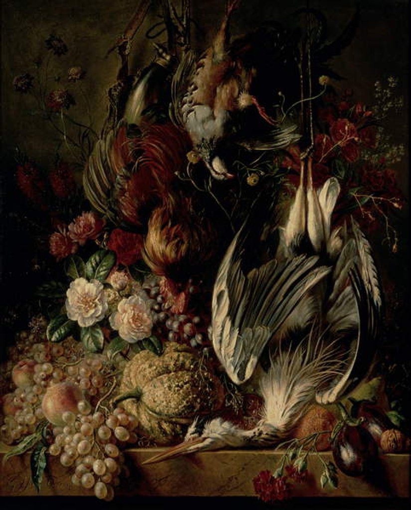 Detail of Still Life, 1840 by Jan van Os