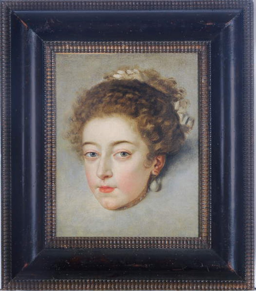 Detail of Portrait of Queen Henriette-Marie of France by Frans II Pourbus