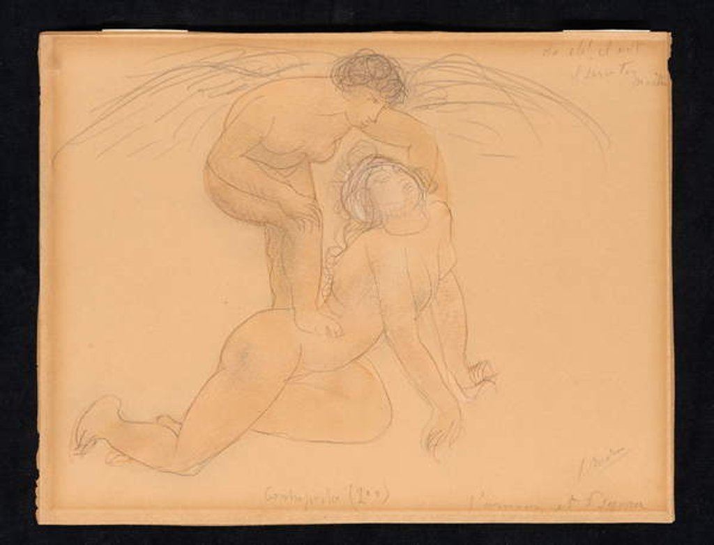 Detail of L'Amour et Psyché, c.1900 by Auguste Rodin