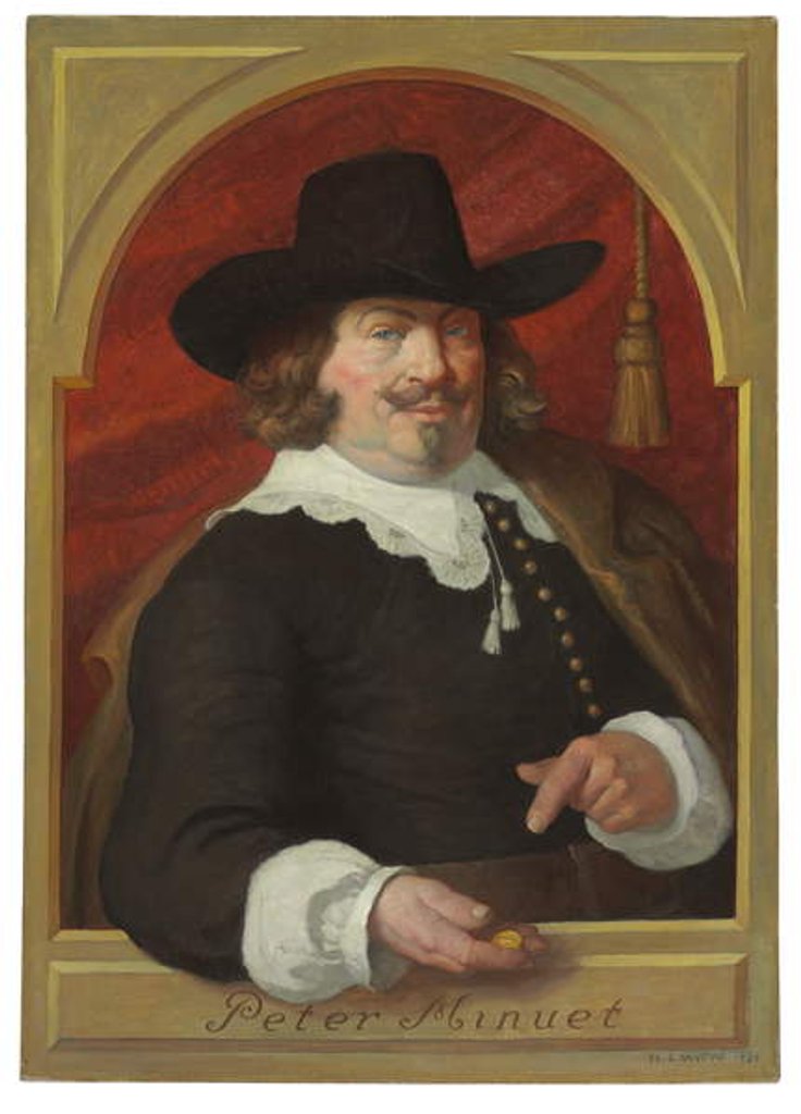 Detail of Peter Minuet, 1926 by Newell Convers Wyeth