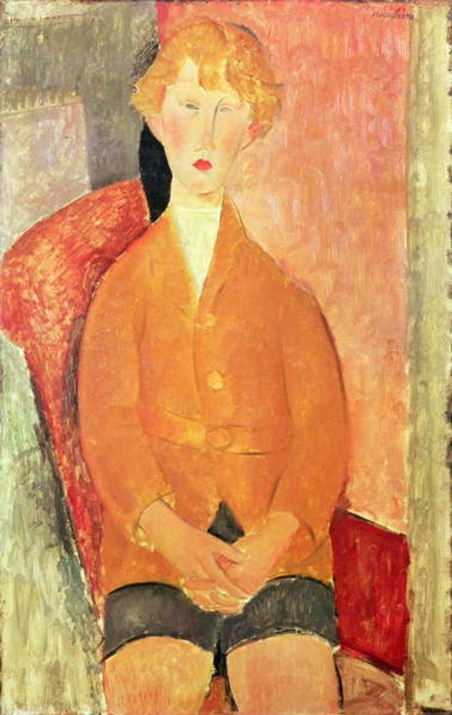 Detail of Boy in Shorts, c.1918 by Amedeo Modigliani
