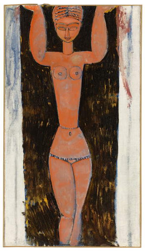 Detail of Cariatide, 1913 by Amedeo Modigliani