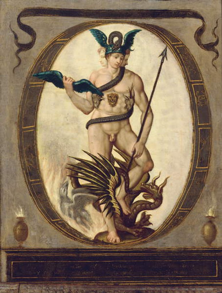Detail of An Allegory of Alchemy by Bartholomaeus Spranger