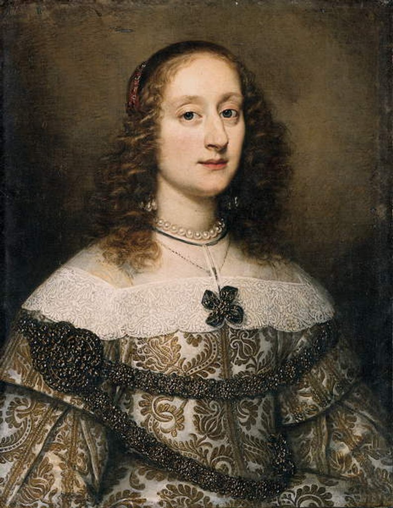 Detail of Portrait of Woman by Anonymous