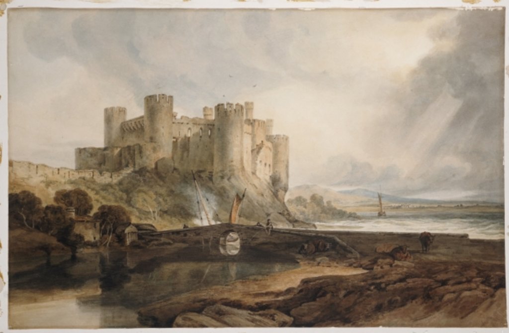 Detail of Conway Castle, c.1802 by Joseph Mallord William Turner