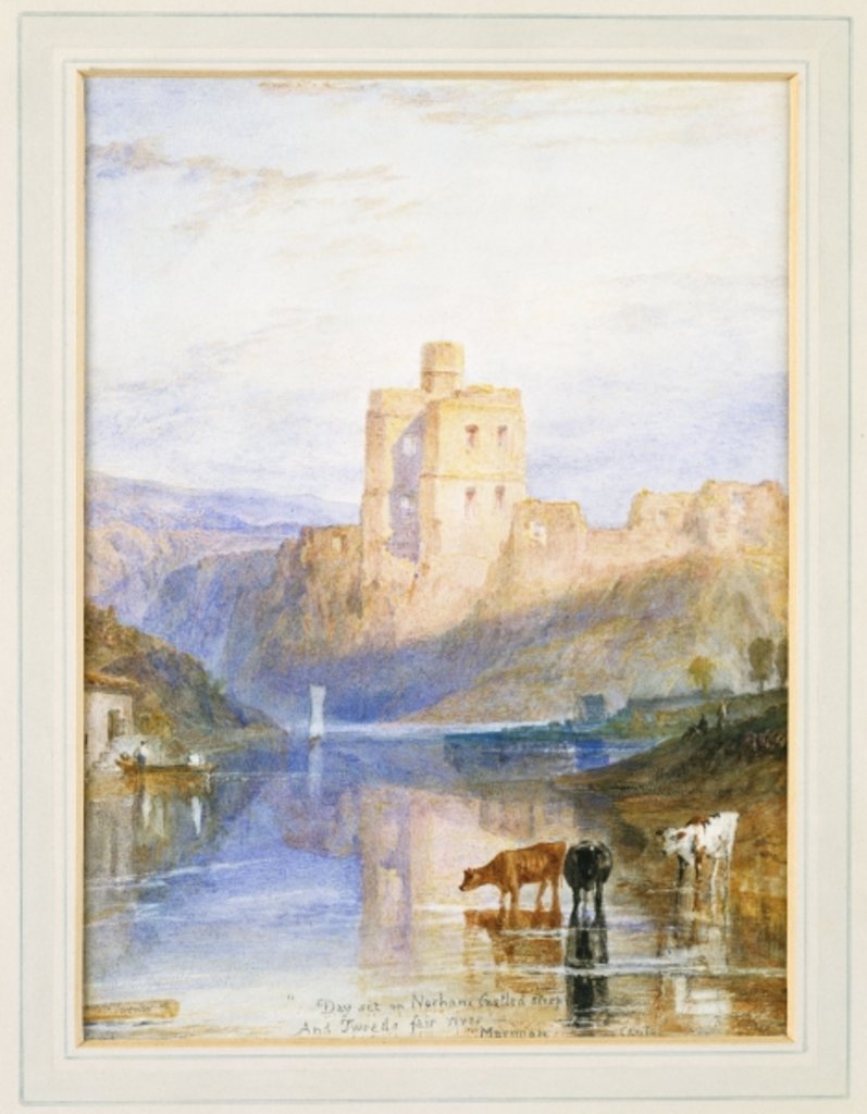 Detail of Norham Castle: An illustration to Marmion by Sir Walter Scott, 1818 by Joseph Mallord William Turner