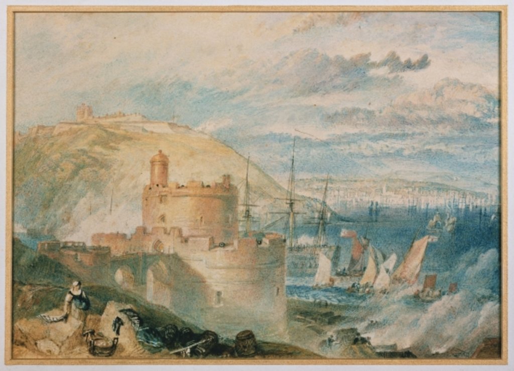 Detail of Falmouth Harbour, c.1825 by Joseph Mallord William Turner