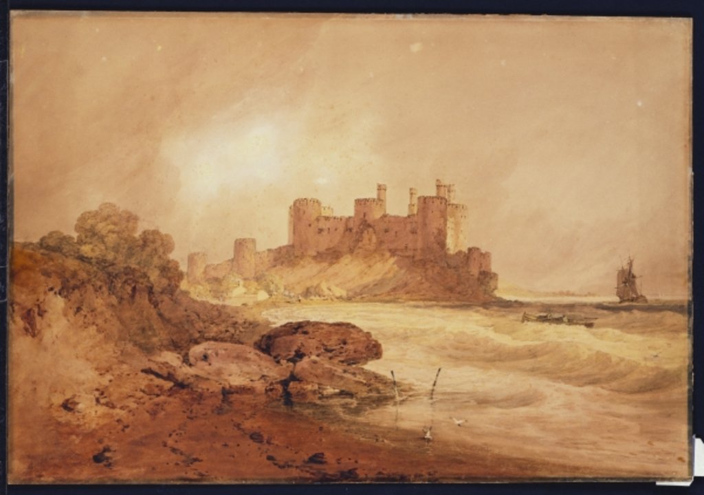 Conway Castle, North Wales, c.1800 by Joseph Mallord William Turner