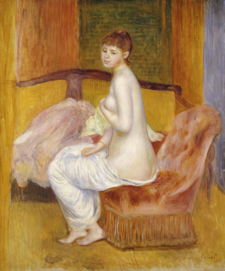 Detail of Seated Nude, Resting, 1885 by Pierre Auguste Renoir