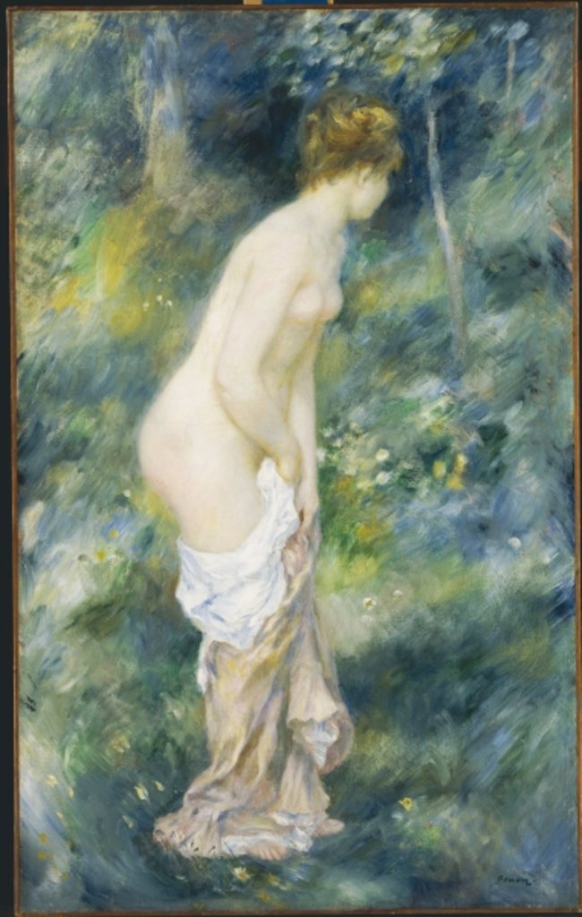 Detail of Standing Bather, 1887 by Pierre Auguste Renoir
