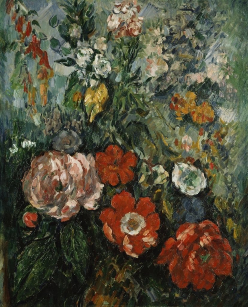 Detail of Flowers, c.1879 by Paul Cezanne