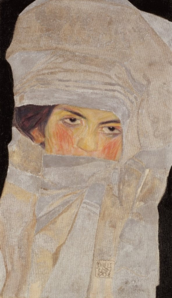 Detail of The Artist's Sister, Melanie, 1908 by Egon Schiele