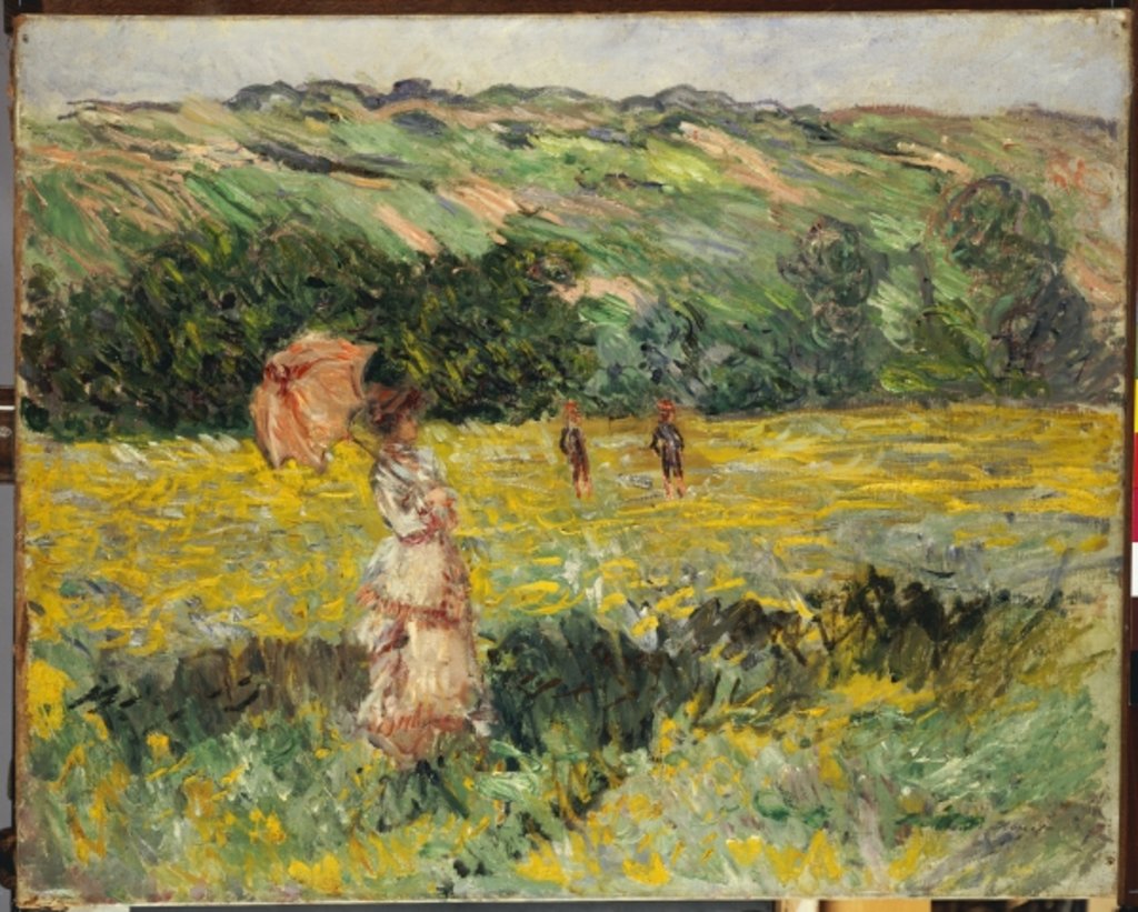 Detail of Limetz Meadow, 1887 by Claude Monet