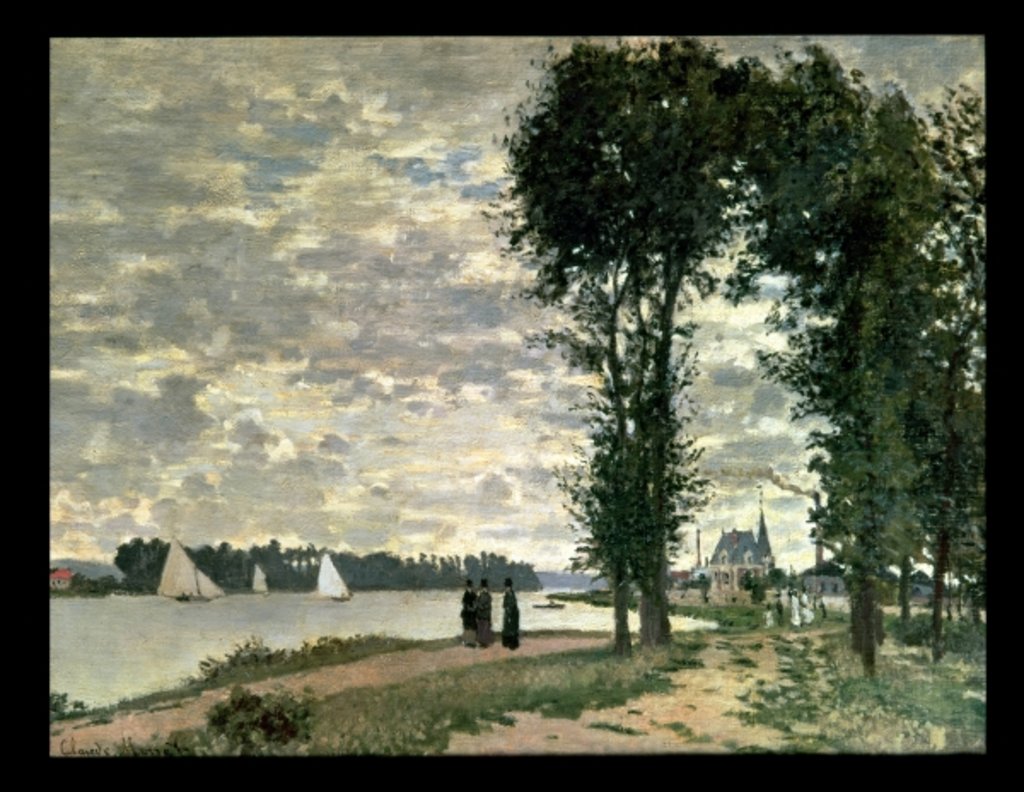 The Banks of the Seine at Argenteuil, 1872 by Claude Monet