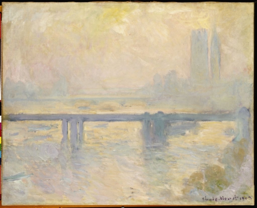 Detail of Charing Cross Bridge, 1903 by Claude Monet