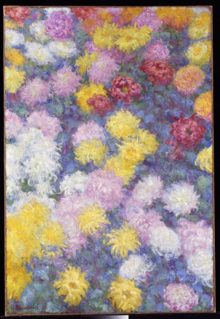 Detail of Chrysanthemums, 1897 by Claude Monet