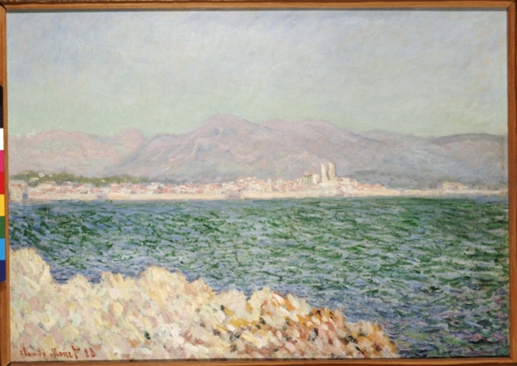 Detail of Gulf of Antibes, 1888 by Claude Monet
