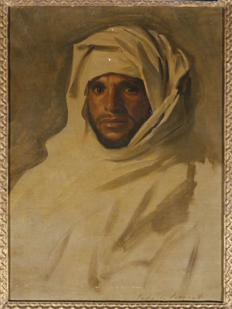 Detail of A Bedouin Arab by John Singer Sargent