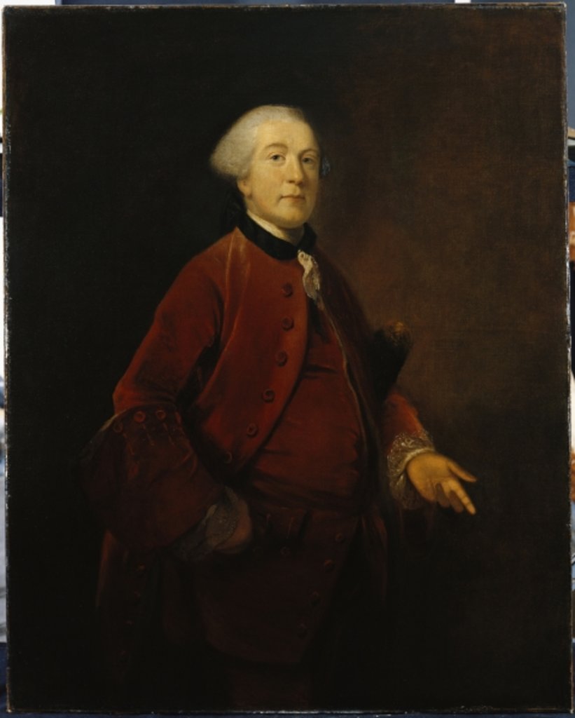 Detail of Portrait of George Ashby, standing by Joshua Reynolds