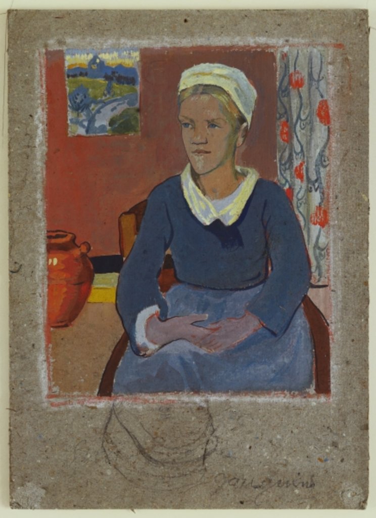 Detail of Louise, or The Breton Servant, 1890 by Paul Serusier