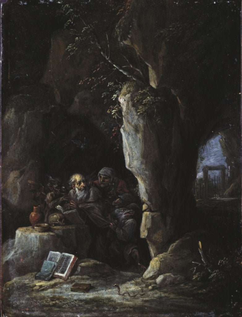 Detail of The Temptation of St. Anthony by David the Younger Teniers