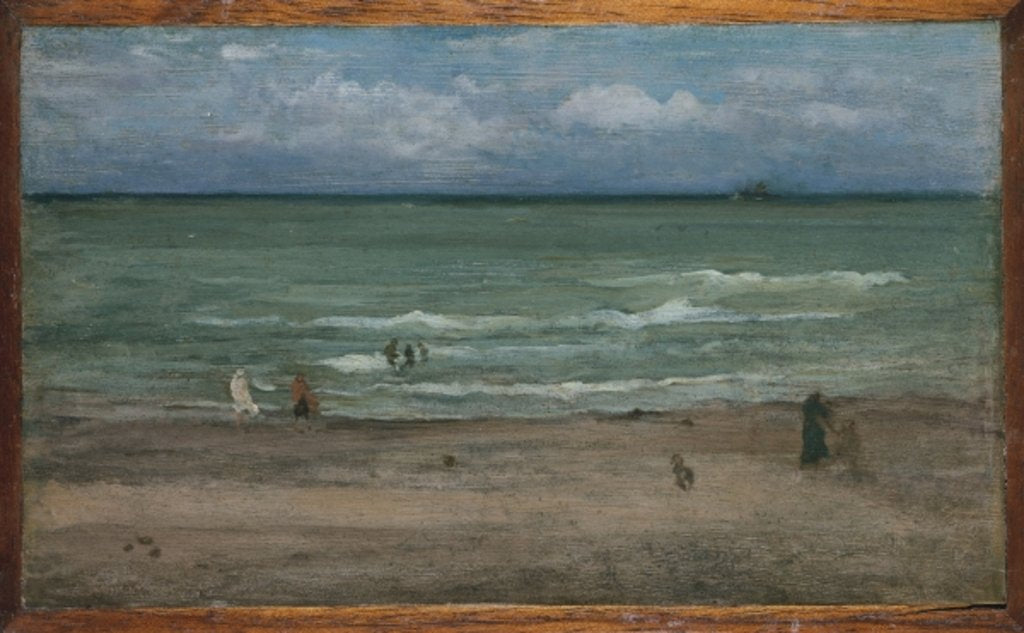 Detail of The Sea, Pourville, 1899 by James Abbott McNeill Whistler