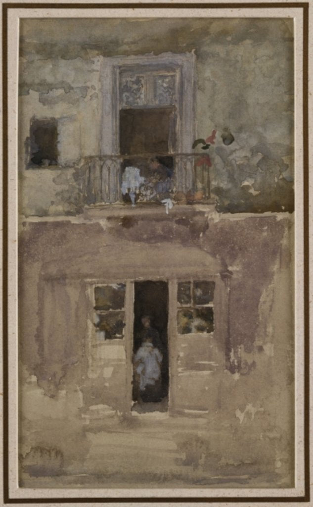 Detail of The Balcony, c.1888 by James Abbott McNeill Whistler