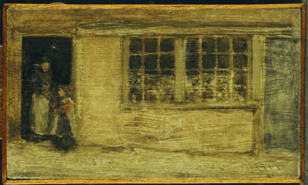 Detail of The Shop Window, c.1885-90 by James Abbott McNeill Whistler