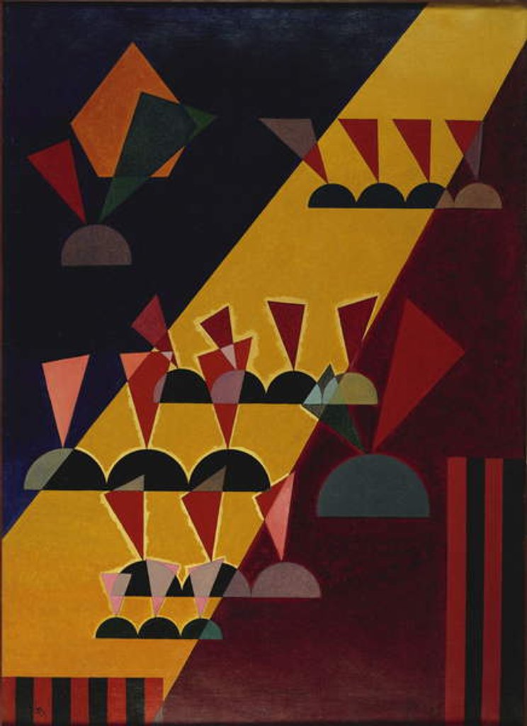 Detail of Sharp Ideas, 1927 by Wassily Kandinsky