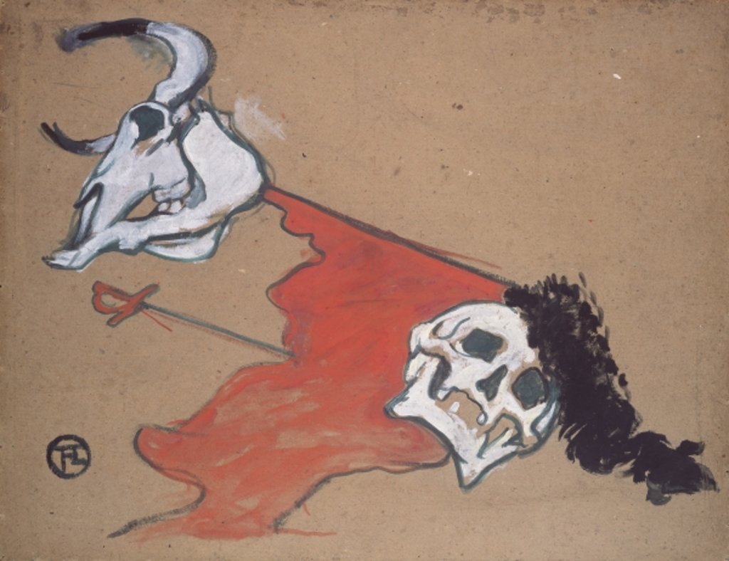 Detail of Bullfighting by Henri de Toulouse-Lautrec