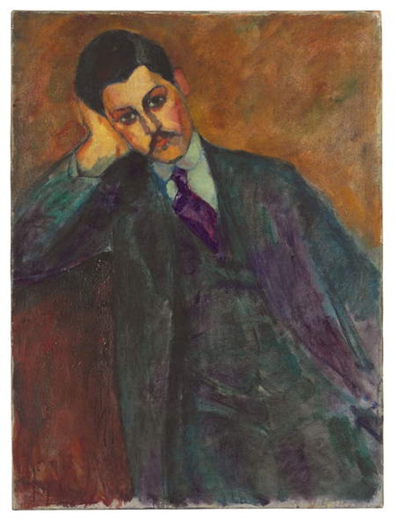 Detail of Jean Alexandre, 1909 by Amedeo Modigliani