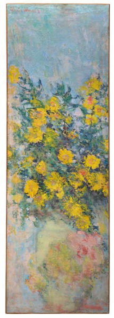 Detail of Mauves, 1882-83 by Claude Monet