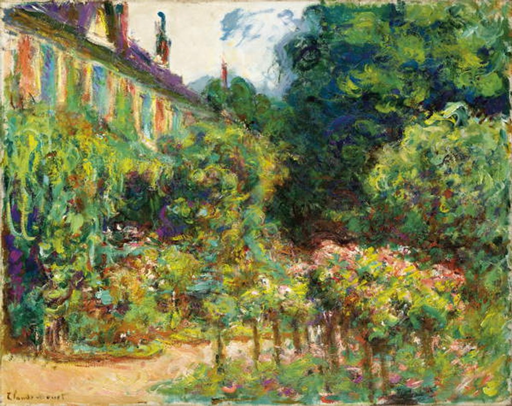 Detail of Maison de l'artiste à Giverny, 1913 by Claude Monet