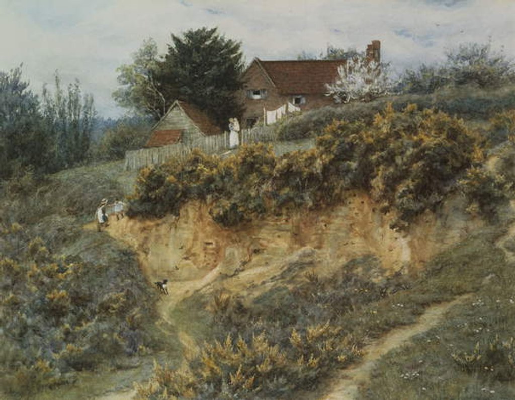 Detail of At Sandhills, Witley by Helen Allingham