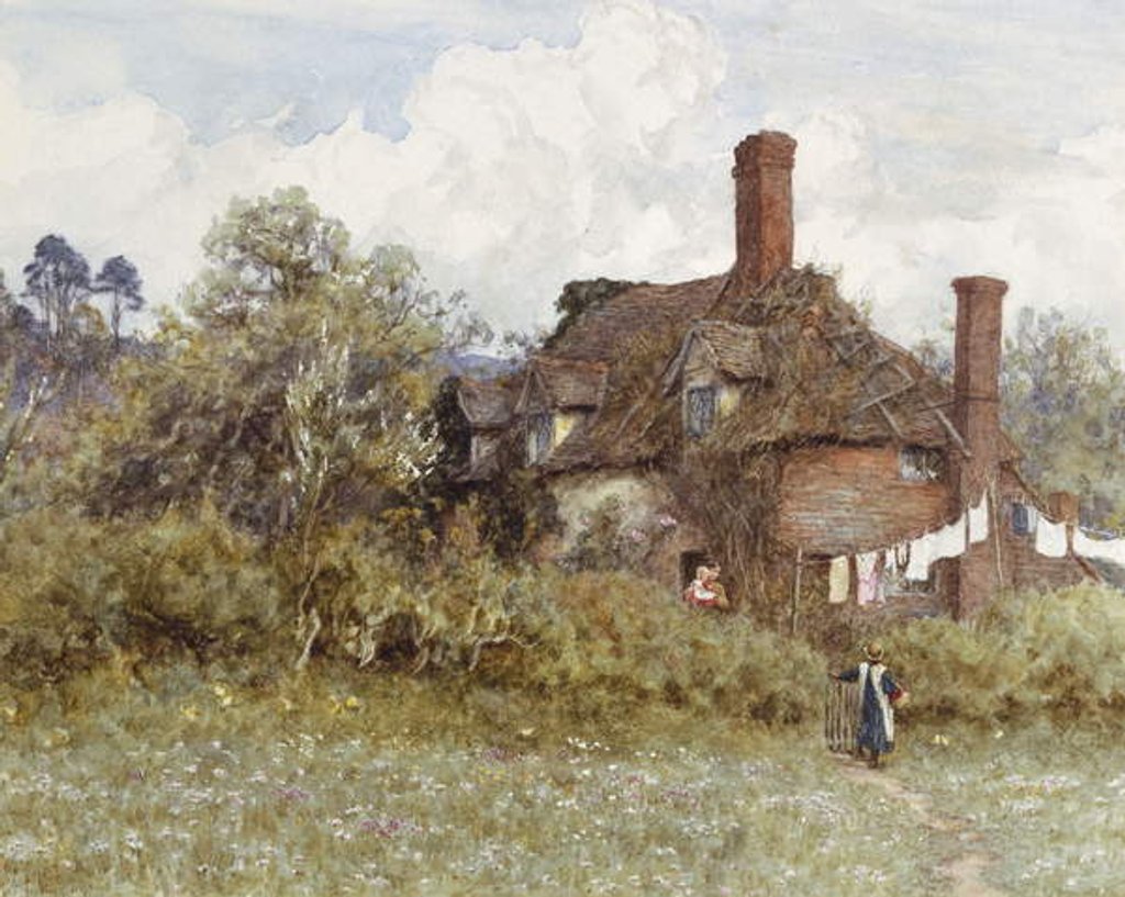 Detail of In the Spring by Helen Allingham