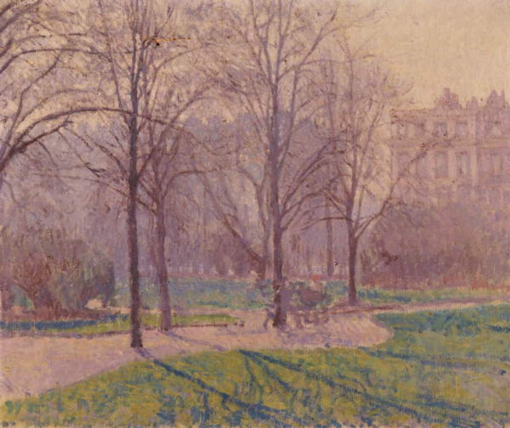 Detail of The Avenue, c.1910 by Spencer Frederick Gore