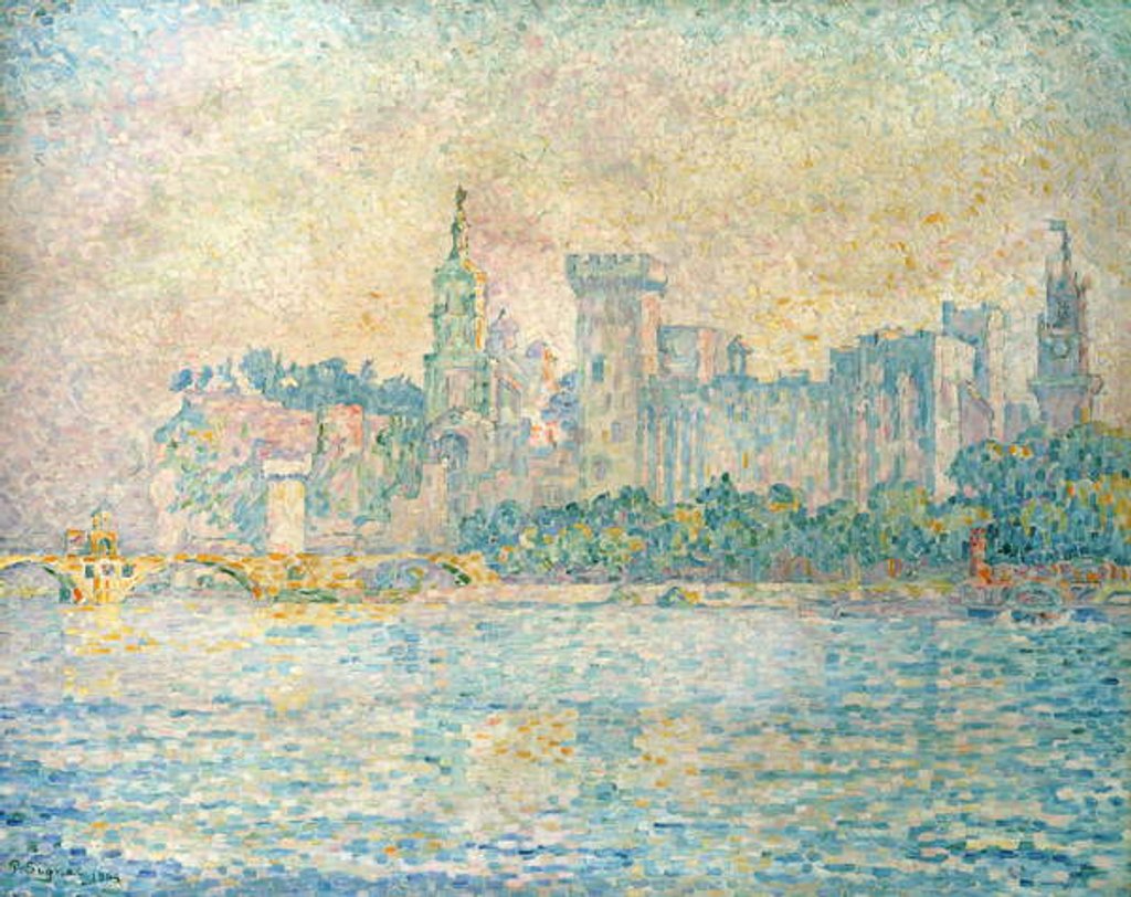 Detail of Avignon, Morning, 1909 by Paul Signac