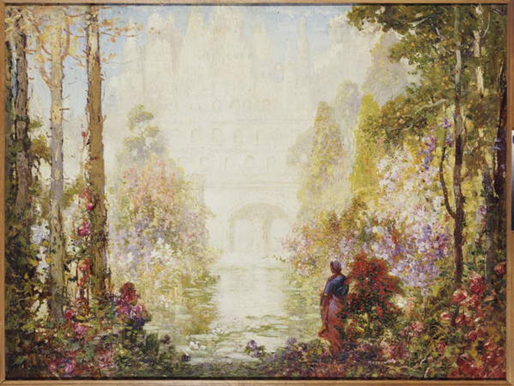 Detail of Sita's Garden II by Thomas Edwin Mostyn