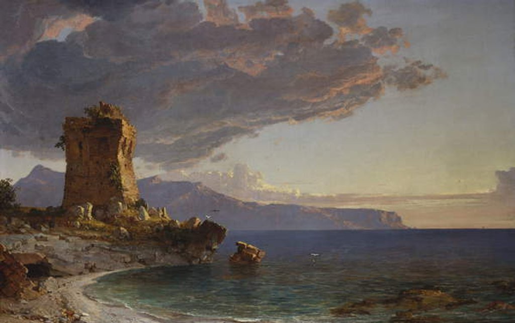 Detail of The Isle of Capri, 1893 by Jasper Francis Cropsey