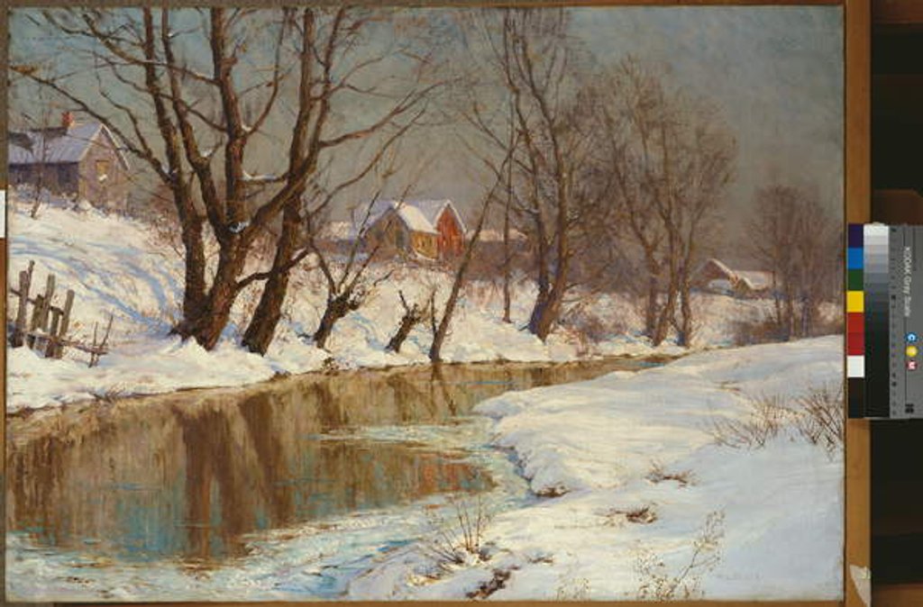 Detail of Winter Morning by Walter Launt Palmer
