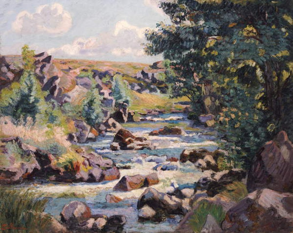 Detail of Pontgibaud Countryside, 1893 by Jean Baptiste Armand Guillaumin