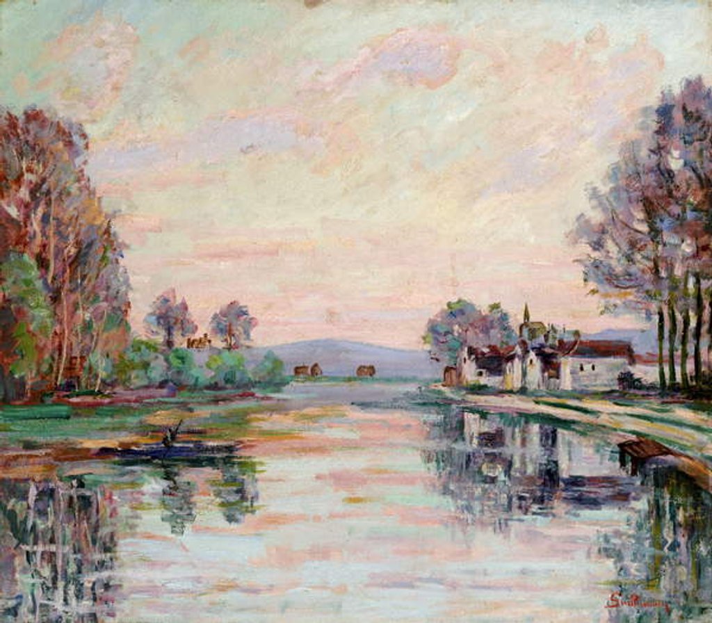 Detail of The Seine at Samois, c.1900 by Jean Baptiste Armand Guillaumin