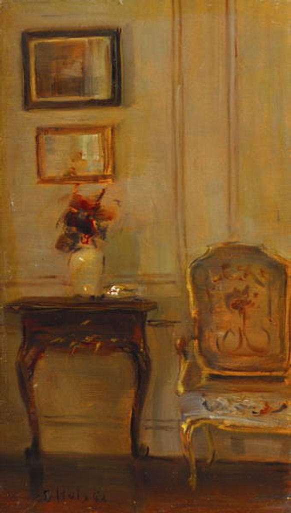 Detail of A Drawing Room Interior by Carl Holsoe