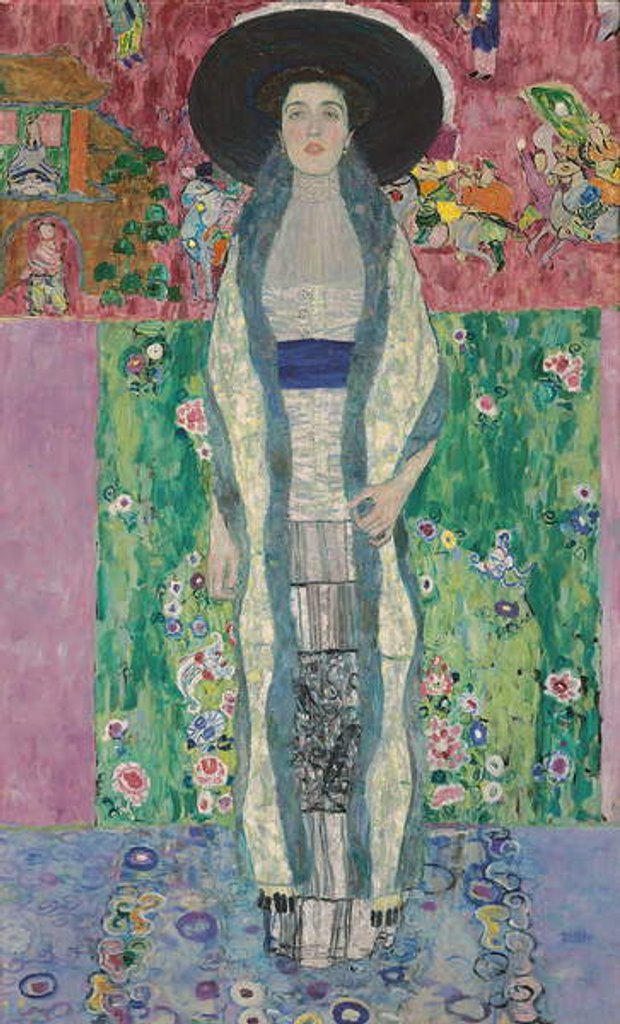 Detail of Portrait of Adele Bloch-Bauer II, 1912 by Gustav Klimt