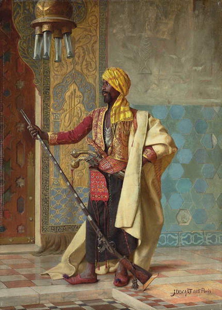 Detail of The Harem Guard by Jean Discart
