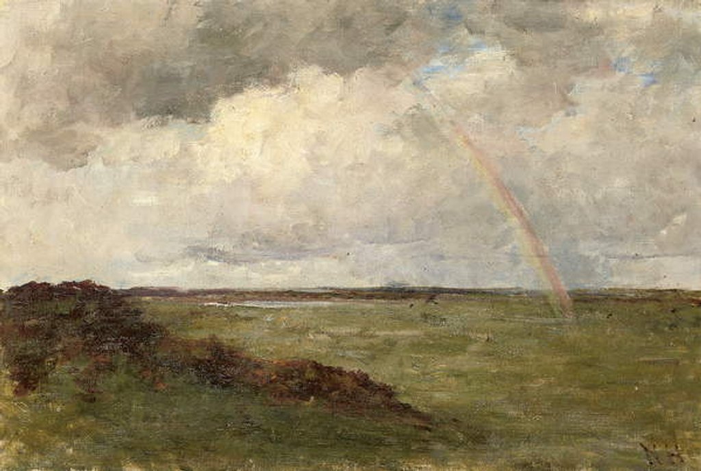 Detail of The Rainbow by Nathaniel Hone
