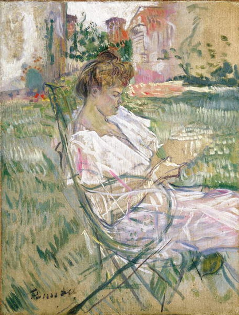 Detail of Madame Misia Natanson, 1897 by Henri de Toulouse-Lautrec