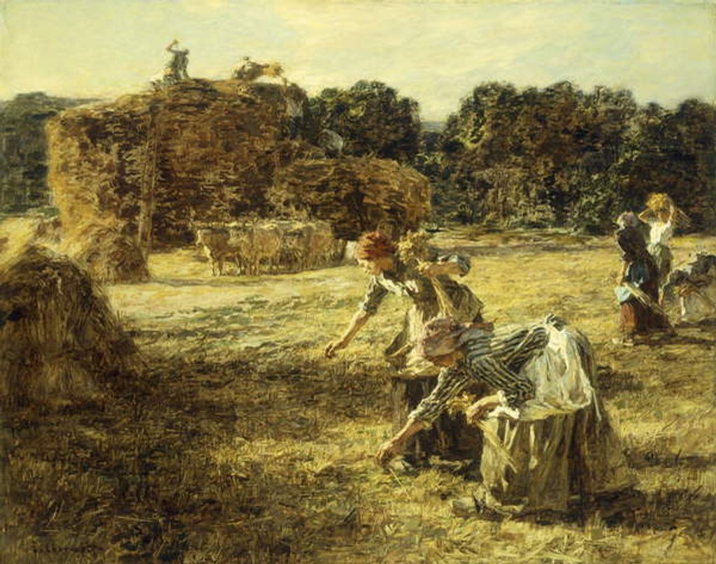Detail of The Gleaners by Leon Augustin Lhermitte